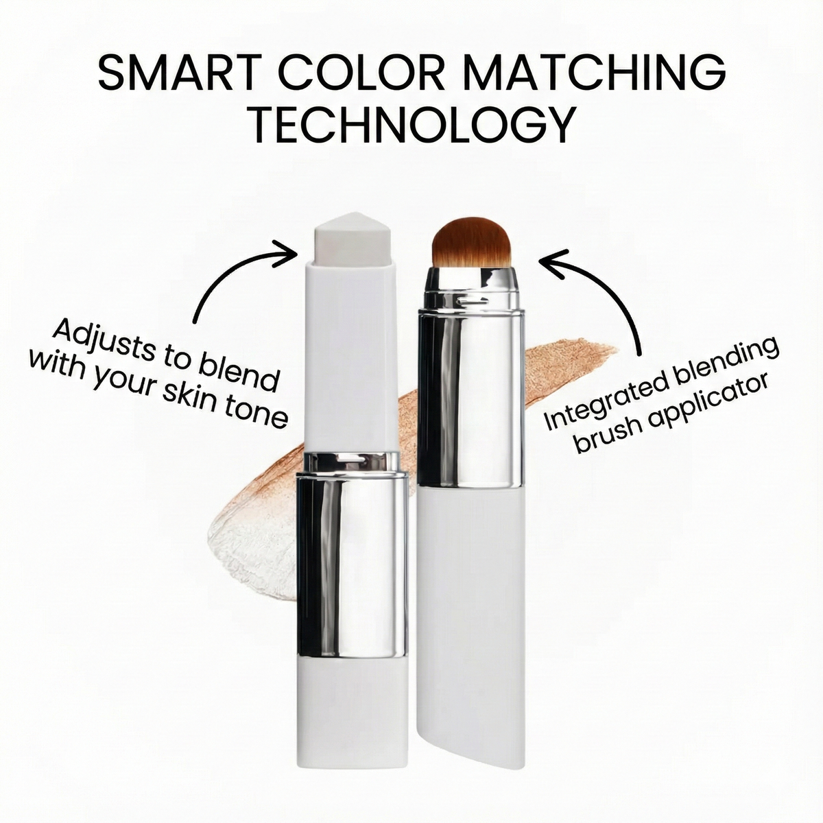 ✨ Color-Changing Cover Cream Stick – Lightweight Coverage Meets Skincare