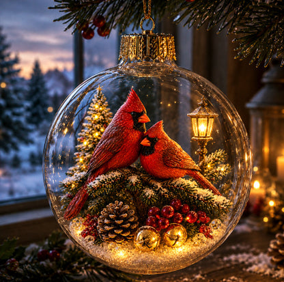 🔥LAST DAY 50% OFF - 🎄Glowing Christmas Diorama Ornament – A Tiny Winter World in Your Hands