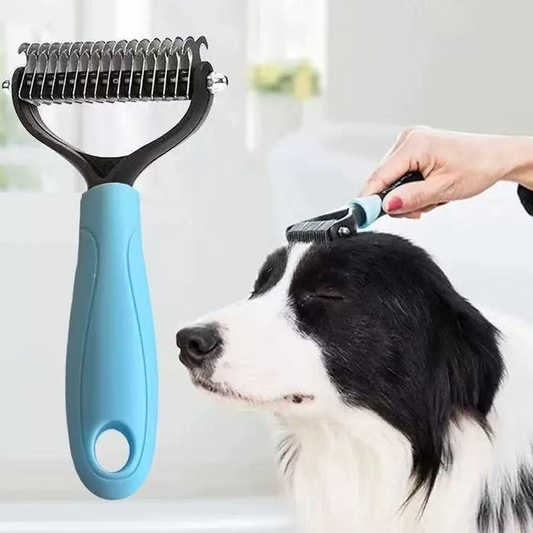 🐶Dual-Sided Pet Grooming Comb for Dogs & Cats
